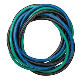 CanDo Power Tube Set, Fitness Tube, Resistance Trainer for Functional Training, Pack of 3, Medium