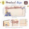 Foilswirl 12 Pcs Eid Mubarak Gifts Wooden Money Holders Wooden