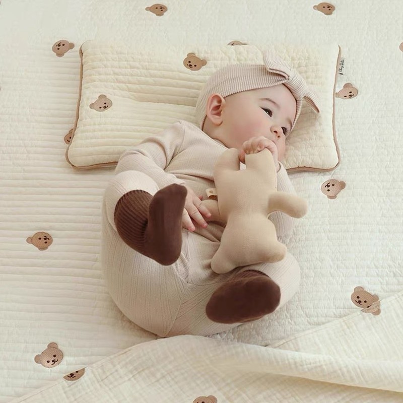 Cute Toddler Pillow Animal Pattern Soft PP Cotton Neck Support