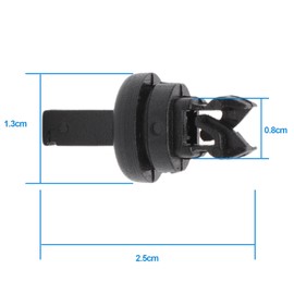Konuooer Renault Set of 4 Mounting Clips for Rear Shelf 8200675047 Clio/Megane Plastic Mounting Clips for 7705099001 1606854680