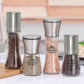 Salt pepper grinder 4 types of stainless steel grinder 180ml, 2_Basic stainless steel grinder 2_Basic stainless steel grinder_Short grinderShort grinder / 소금 후추 그라인더 깨갈이 스텐 4종 180ml, 2_기본 스텐 그라인더2_기본 스텐 그라인더_짧은 그라인더짧은 그라인더