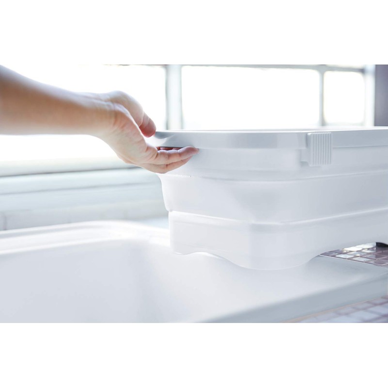 Isetou I-590 Folding Washtub, Kitchen Soft Tub, 2.6 gal (6.6