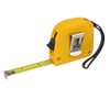 Aexit Yellow (Standard Parts) Plastic Shell Retractable Tapeline Ruler Measuring