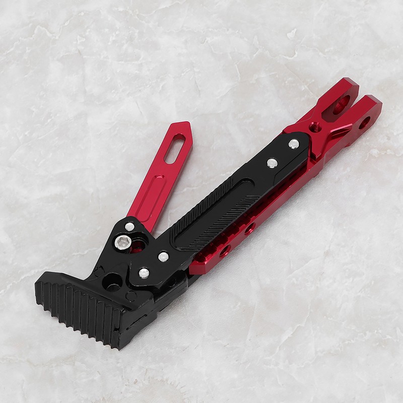 Motorcycle Frame Horizon Bracket Aluminum Alloy Adjustable Kickstand Side Stands
