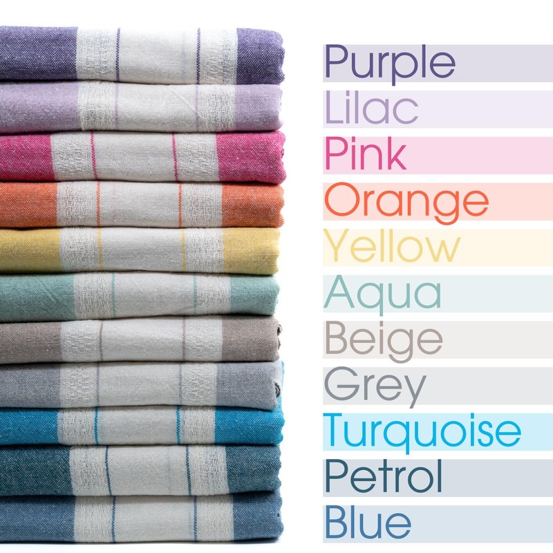 BERCA HOME Ephesus Turkish Beach Towel – Lightweight, Quick Dry,