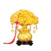 Beneficial Tree Urn Shape Golden Tree Citrine Feng Shui Figurine