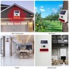 YBJ Solar Sound & Light Alarm Siren Wireless Outside Weatherproof