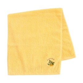 OKA Provence Ciel Towel, Approx. 30.3 x 13.4 inches (77 x 34 cm), Yellow (Nordic Fashionable, Washable, Face Towel)