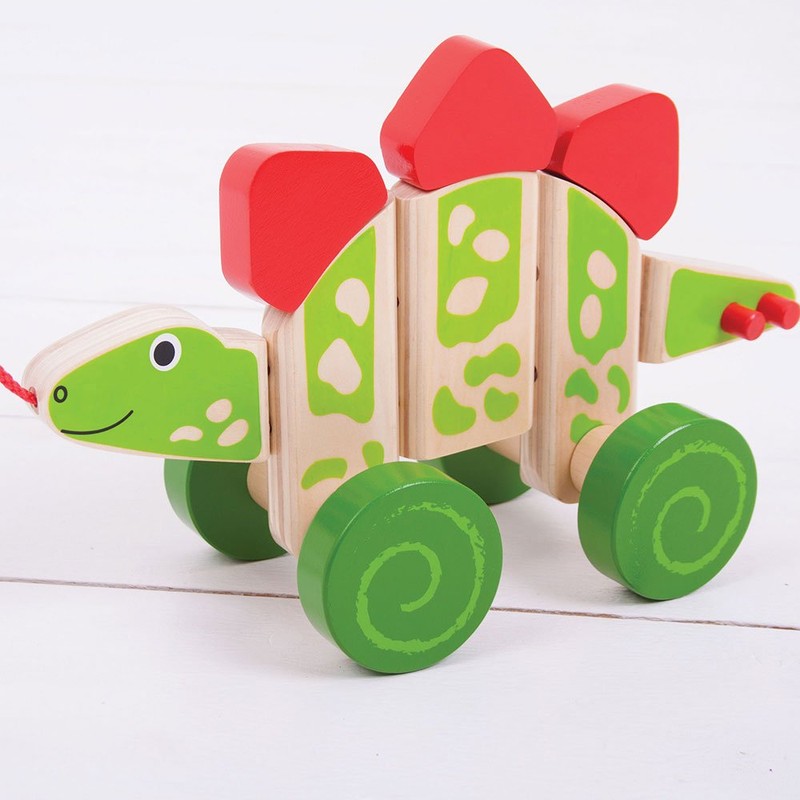 Bigjigs Toys Pull Along (Stegosaurus)