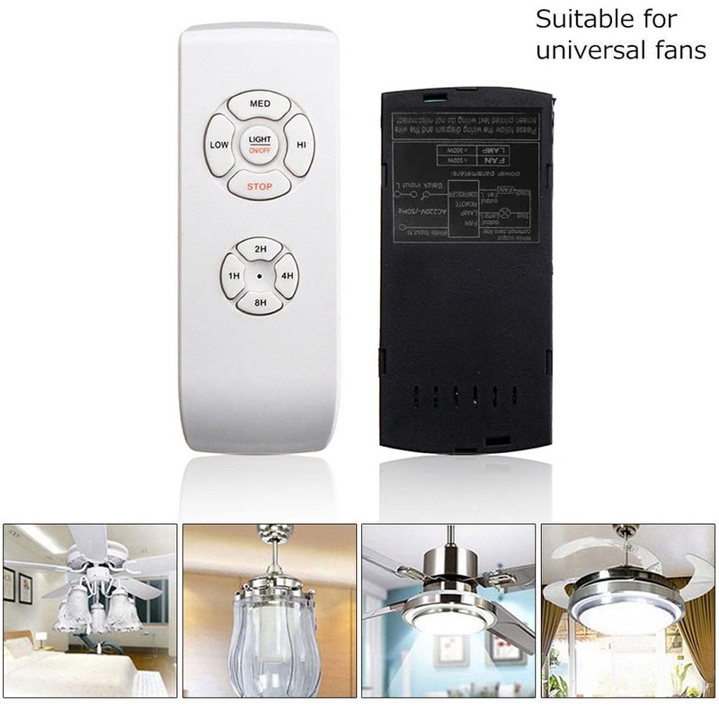 Universal Ceiling Fan Remote Control Kit, Wireless Remote Control and