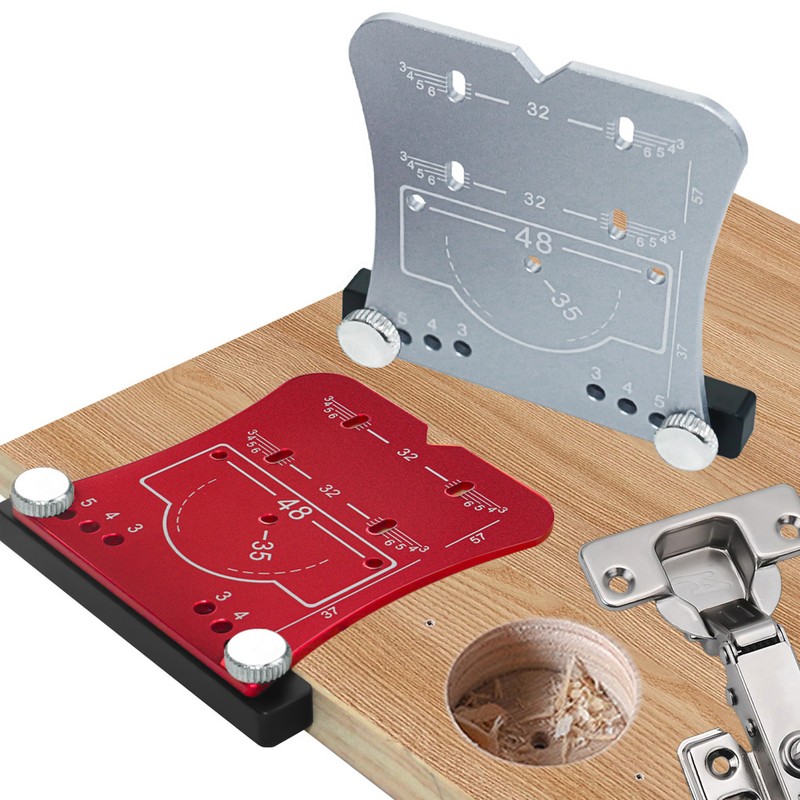 35mm Hinge Hole Opener Aluminum Alloy Quick Positioning Hinge Drilling