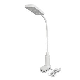 UV LED Nail Lamp with Clamp 2 in 1 Nail Art Desk Lamp USB Charging Soft Lighting Portable Manicure Table Lighting