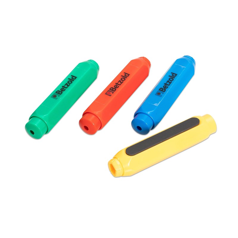 Betzold - Magnetic Chalk Holder Set of 4 - Blackboard