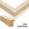 Yaetm 16x24 Frame Set of 2, Solid Oak Wood Poster