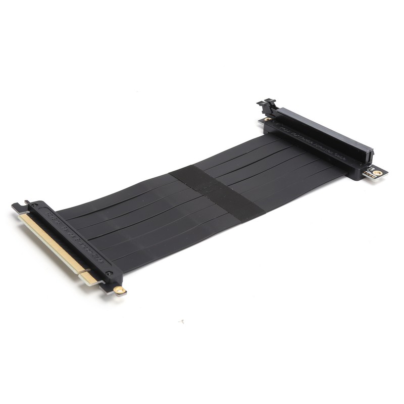 PCI-E 16X 90 Extension Cable Ear Button Slot Connection Ribbon