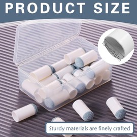 COYUN 20 Stück Billard Queue Spitzen 13 mm Billardqueues Spitze Billard Ersatzspitzen Pool Queue Spitzen Weiß Stick Billardkappen Billard Zubehör Billiard Cue Spitze