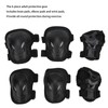Roller Skate Protection Gear Set Adjustable Knee Elbow Pads Wrist