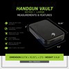 Lockdown Keyed Full Size Handgun Vault with All Steel Construction,