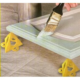 20 x Painter's Pyramids + 1 x Image Magnet! Stand Pyramids for Painting & Varnishing Work, Artists & DIY, Cone Painting Stand, Painter's Pyramids Set for Canvas for Painting, Art Supplies