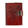 OVERDOSE Star Dragon Journal Notebook Handmade Leather Journal Travel Diary