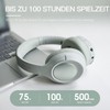 iKF King kabelloser Bluetooth mit Hybrid Active Noise Cancelling, Over-Ear-Kopfhörer,