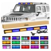 Barra Torreta Estrobo Codigo Leds Cob Policia 35 PuLG 60w