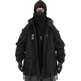 MFCT Japanese Streetwear Techwear Men's Parka Winter Coats
