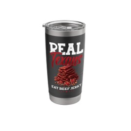 Beef Jerky Meat Stick, Texan Anti Vegan & Carnivore Keto Stainless Steel Insulated Tumbler