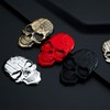 Teemous Skull Decals 3D Metal for Punisher Skull Car Side