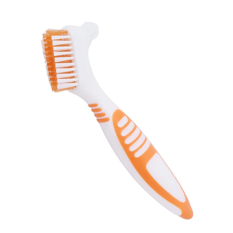 Sonew Dual Head Denture Toothbrush, Remove Plaque for Partial, Half,