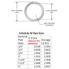 CIRCOPACK PVC Snap Clamp Cross For Standard (Schedule 40) PVC