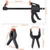8Pcs Clamps Set, 4 Inches Quick Grip Clamps and Heavy