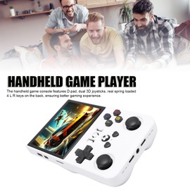 Retro Gaming Console 4 Inch IPS Screen, Retro Video Gaming Console 18000+ Games, Handheld Game Console with Small Memory Card (64GB)