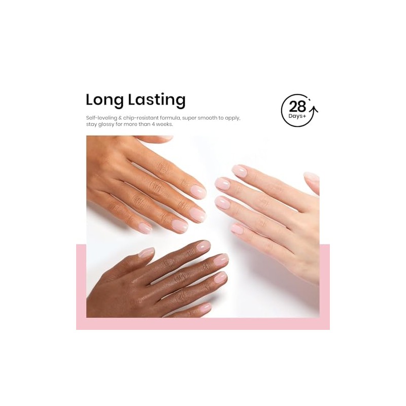 Beetles Neutral Gel Nail Polish 15ml Jelly Nude Pink Gel