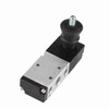 Pneumatic Manual Hand Lever Control Valve Aluminium Alloy 5 Way