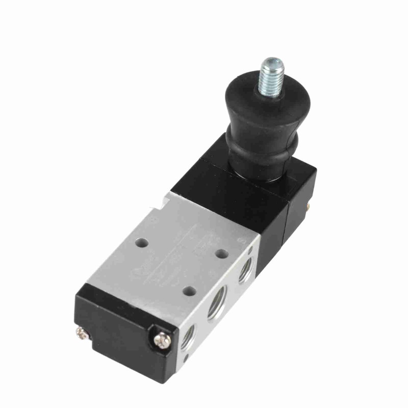 Pneumatic Manual Hand Lever Control Valve Aluminium Alloy 5 Way