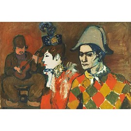 24x36 gallery poster, Pablo Picasso, 1905, Au Lapin Agile (At the Lapin Agile)