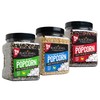 Black Jewell Gourmet Popcorn Kernels, Variety Pack with Original Black,