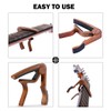 MOREYES Guitar Capo for Acoustic Guitar,Ukelele, Electric Guitar,Bass with Wood