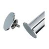 Organized Living freedomRail Clothes Rod Stops, Set of 2 -