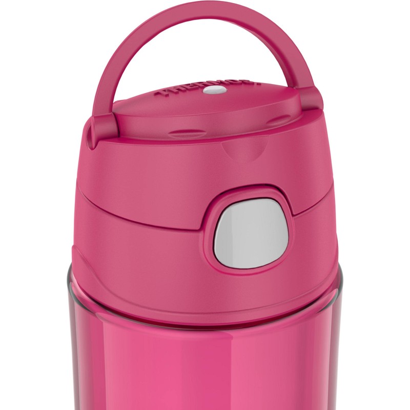 THERMOS FUNTAINER 16 Ounce Plastic Hydration Bottle with Spout, Raspberry