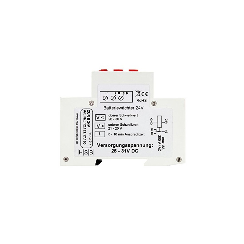 Offgridtec© Voltage Monitoring 24 V - Deep Discharge Protection Surge
