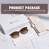 OPTOFENDY Reader Sunglasses for Women, TR90 Round Full Lens Outdoor
