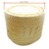 Littlevivi Handmade Serving Basket, Large, Original Bamboo Color