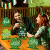 6Pcs St Patricks Day Decorations Table Wooden Centerpiece Happy St.