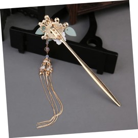 BIUDECO Retro Chinese Hair Stick Flower Hair Pin Pearls Tassel Drop Perfect for Wedding Party