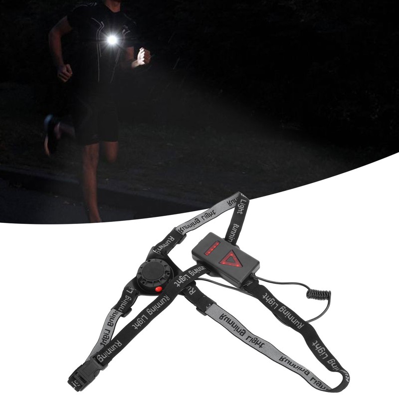 LED Night Running Light Waterproof Chest Lamp Safety Warning Light
