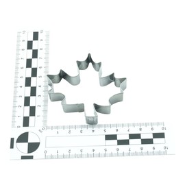 BekkiB - Set of 4 cookie cutters maple, oak, linden, apple - cookie cutter made of stainless steel, dishwasher-safe - 880404