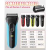21B Series 3 Shaver Replacement Heads Compatible with Braun S3
