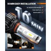 Sealight Focos LED 9005/HB3 H11 Plug and Play 60000 LM,